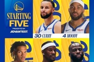 一樣的對手一樣的首發(fā)！勇士首發(fā)：理查德&穆迪繼續搭檔庫追巴