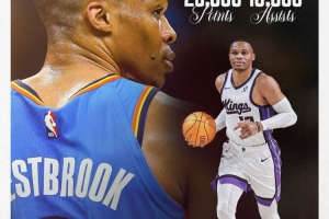 25000分+10000助歷史第二人！威少曬出海報：始終心懷謙卑