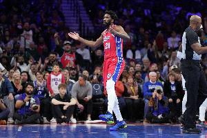 今天76人主場(chǎng)迎戰猛龍 恩比德因傷病管理缺席比賽