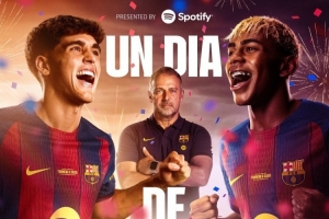 重返諾坎普！巴薩發(fā)布對陣畢巴海報：弗里克、亞馬爾、庫巴西出鏡