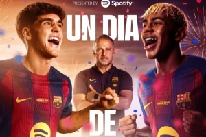 巴薩重回諾坎普之戰紀念海報：亞馬爾+弗里克+庫巴西出鏡