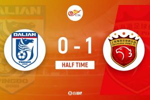 半場(chǎng)-海港暫1-0英博照此比分將奪冠 加布里埃爾破門(mén)英博半場(chǎng)0射正