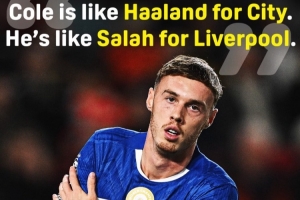 馬雷斯卡談帕爾默重要性：就像哈蘭德之于曼城，薩拉赫之于利物浦