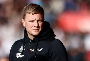 埃迪·豪在英超18戰曼城2平16負，創(chuàng  )下對同一對手從未取勝紀錄