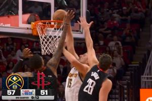 為噴火龍正名！約基奇點(diǎn)飛申京 突破內線(xiàn)單臂隔扣&個(gè)人連得9分！