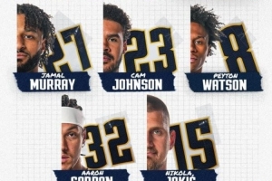 迎戰火箭五大！掘金首發(fā)：穆雷、黃忠、沃特森、戈登、約基奇