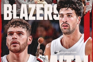 楊瀚森入鏡！開(kāi)拓者贏(yíng)球海報：克林根、阿夫迪亞、樂(lè )福登上封面