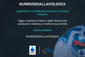 向暴力說(shuō)不！支持公益活動(dòng)，本輪意甲所有球員臉頰涂上一抹油彩