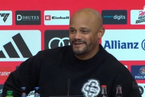 孔帕尼：拜仁的梅西？更希望卡爾做自己 定位球防守確實(shí)犯了錯