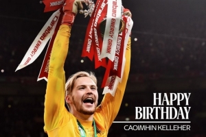 利物浦祝凱萊赫27歲生日快樂(lè )，效力期間出戰67場(chǎng)丟79球