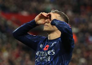 狀態(tài)火熱！特羅薩德近4場(chǎng)均能為槍手直接參與進(jìn)球，貢獻2球2助攻